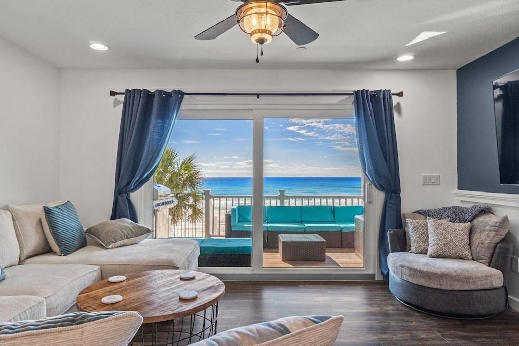 Newly Remodeled Beachfront Townhome - Sleeps 14 Panama City Beach Bagian luar foto