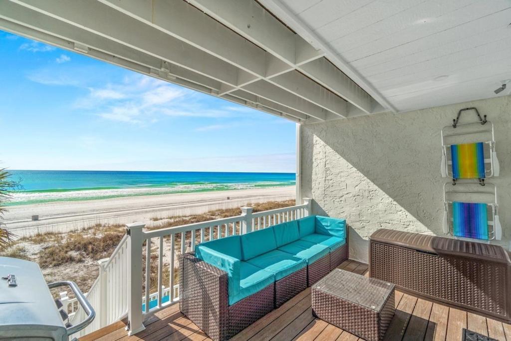 Newly Remodeled Beachfront Townhome - Sleeps 14 Panama City Beach Bagian luar foto