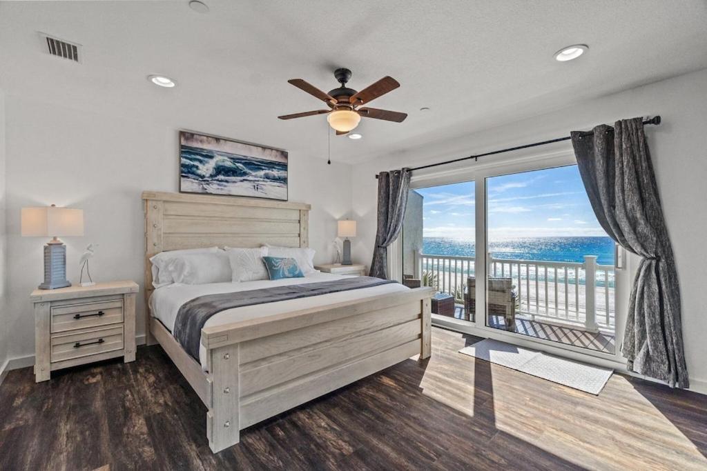 Newly Remodeled Beachfront Townhome - Sleeps 14 Panama City Beach Bagian luar foto