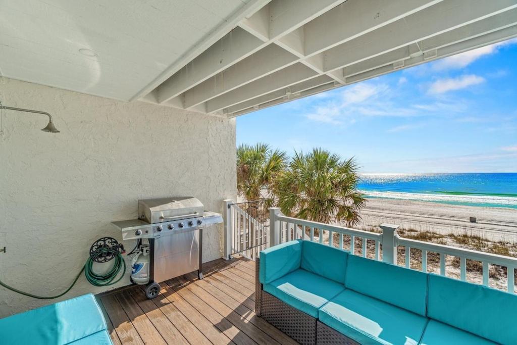 Newly Remodeled Beachfront Townhome - Sleeps 14 Panama City Beach Bagian luar foto